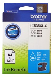 Brother LC-535XL C Mavi Orjinal Kartuş - 1