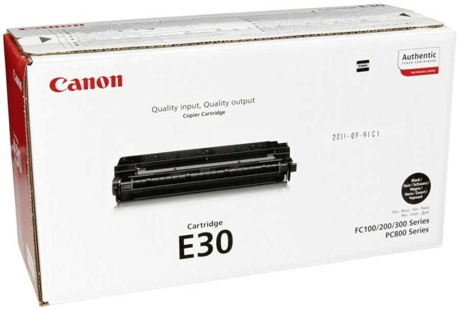 Canon E30 Siyah Orjinal Toner - ÖZAK Bilgisayar