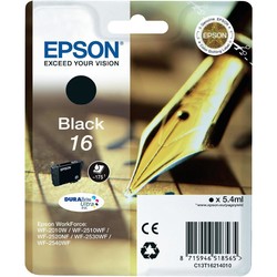 Epson 16-T1621-C13T16214020 Siyah Orjinal Kartuş - Epson