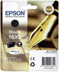 Epson 16XL-T1631-C13T16314020 Siyah Orjinal Kartuş - Epson