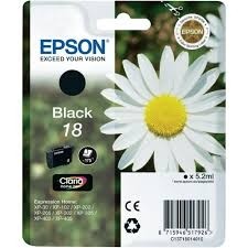 Epson 18-T1801-C13T18014020 Siyah Orjinal Kartuş - 1