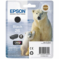 Epson 26-T2601-C13T26014020 Siyah Orjinal Kartuş - Epson