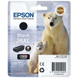 Epson 26XL-T2621-C13T26214020 Siyah Orjinal Kartuş - Epson
