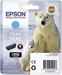Epson 26XL-T2632-C13T26324020 Mavi Orjinal Kartuş - 1