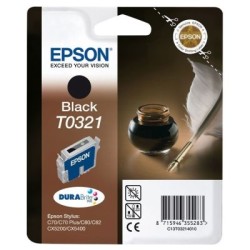 Epson T0321-C13T03214020 Siyah Orjinal Kartuş - Epson