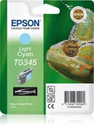 Epson T0345-C13T03454020 Açık Mavi Orjinal Kartuş - 1