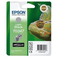 Epson T0347-C13T03474020 Açık Siyah Orjinal Kartuş - Epson