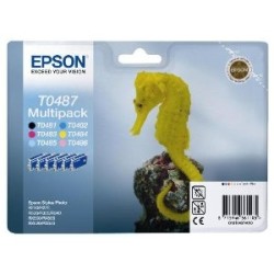 Epson T0487-C13T04874020 Orjinal Kartuş Avantaj Paketi - 1