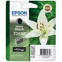 Epson T0598-C13T05984020 Mat Siyah Orjinal Kartuş - 1