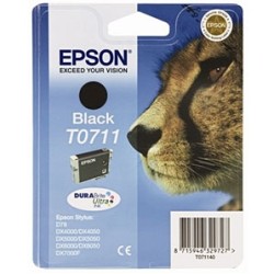Epson T0711-C13T07114021 Siyah Orjinal Kartuş - Epson