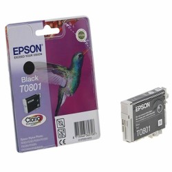 Epson T0801-C13T08014020 Siyah Orjinal Kartuş - 1