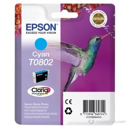 Epson T0802-C13T08024020 Mavi Orjinal Kartuş - Epson