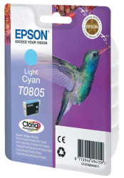 Epson T0805-C13T08054020 Açık Mavi Orjinal Kartuş - 1