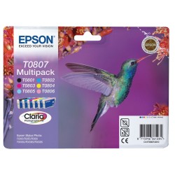 Epson T0807-C13T08074021 Orjinal Kartuş Avantaj Paketi - 1