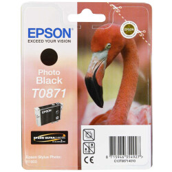 Epson T0871-C13T08714020 Foto Siyah Orjinal Kartuş - 1