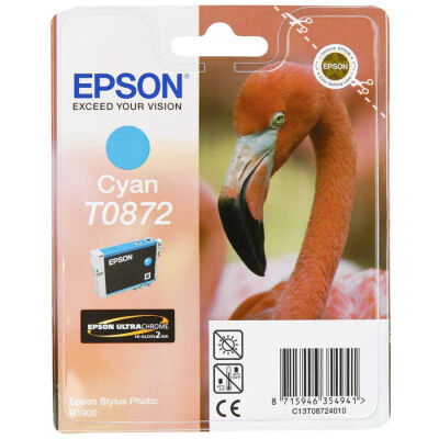 Epson T0872-C13T08724020 Mavi Orjinal Kartuş - 1