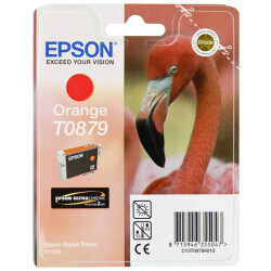 Epson T0879-C13T08794020 Turuncu Orjinal Kartuş - 1