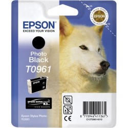 Epson T0961-C13T09614020 Siyah Orjinal Kartuş - 1