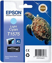 Epson T1575-C13T15754010 Açık Mavi Orjinal Kartuş - 1