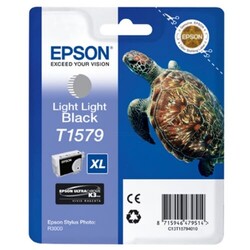 Epson T1579-C13T15794010 Açık Açık Siyah Orjinal Kartuş - 1
