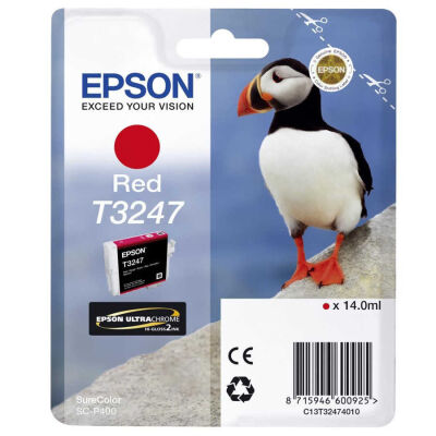 Epson T3247-C13T32474010 Kırmızı-Red Orjinal Kartuş - 1