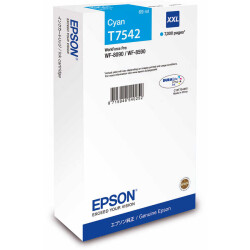 Epson T7542XXL-C13T754240 Mavi Orjinal Kartuş Ekstra Yüksek Kapasiteli - 1