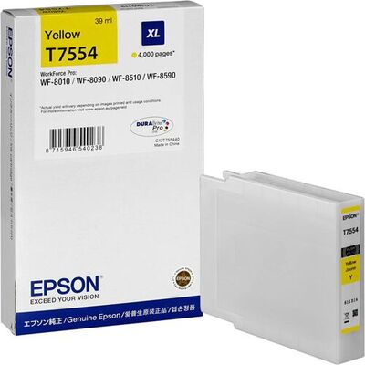 Epson T7554XL-C13T755440 Sarı Orjinal Kartuş Yüksek Kapasiteli - 1