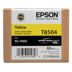Epson T8504-C13T850400 Sarı Orjinal Kartuş - Epson