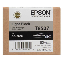 Epson T8507-C13T850700 Açık Siyah Orjinal Kartuş - Epson
