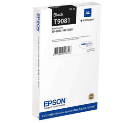 Epson T9081XL-C13T908140 Siyah Orjinal Kartuş Yüksek Kapasiteli - Epson