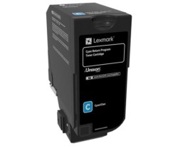 Lexmark 74C50C0 Mavi Orjinal Toner - Lexmark