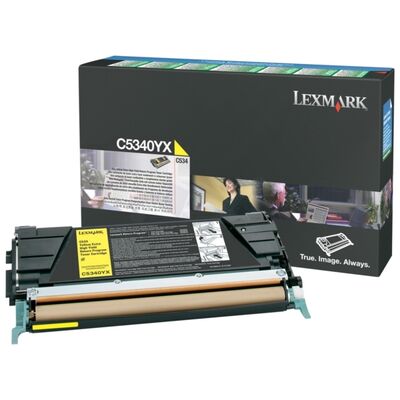 Lexmark C534-C5340YX Sarı Orjinal Toner Ekstra Yüksek Kapasiteli - 1
