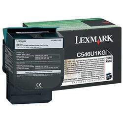 Lexmark C546-C546U1KG Siyah Orjinal Toner Ultra Yüksek Kapasiteli - 1