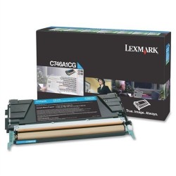 Lexmark C746-C748-C746A1CG Mavi Orjinal Toner - Lexmark