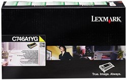 Lexmark C746-C748-C746A1YG Sarı Orjinal Toner - Lexmark
