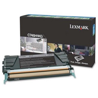 Lexmark C746-C748-C746H1KG Siyah Orjinal Toner - 1