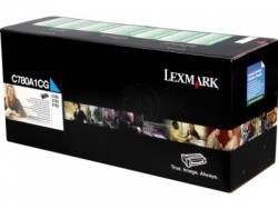 Lexmark C780-C782-X782-C780A1CG Mavi Orjinal Toner - 1