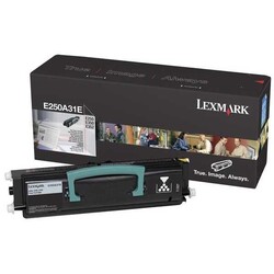 Lexmark E250-E250A31E Siyah Orjinal Toner - 1