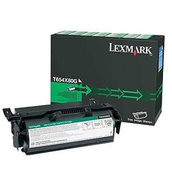 Lexmark T654-T654X80G Siyah Orjinal Toner Ekstra Yüksek Kapasiteli - Lexmark