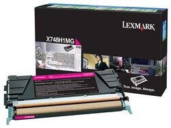 Lexmark X748-X748H1MG Kırmızı Orjinal Toner Yüksek Kapasiteli - Lexmark