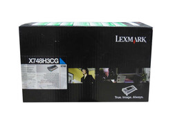 Lexmark X748-X748H3CG Mavi Orjinal Toner Yüksek Kapasiteli - Lexmark