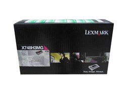 Lexmark X748-X748H3MG Kırmızı Orjinal Toner Yüksek Kapasiteli - Lexmark