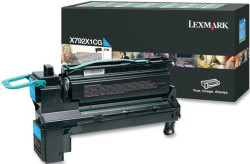 Lexmark X792-X792X1CG Mavi Orjinal Toner Yüksek Kapasiteli - Lexmark