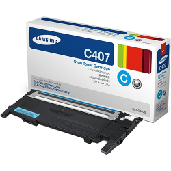 Samsung CLT-C407S/Hp SU001A Mavi Orjinal Toner - 1