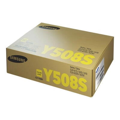 Samsung CLT-Y508S/Hp SU544A Sarı Orjinal Toner - 1